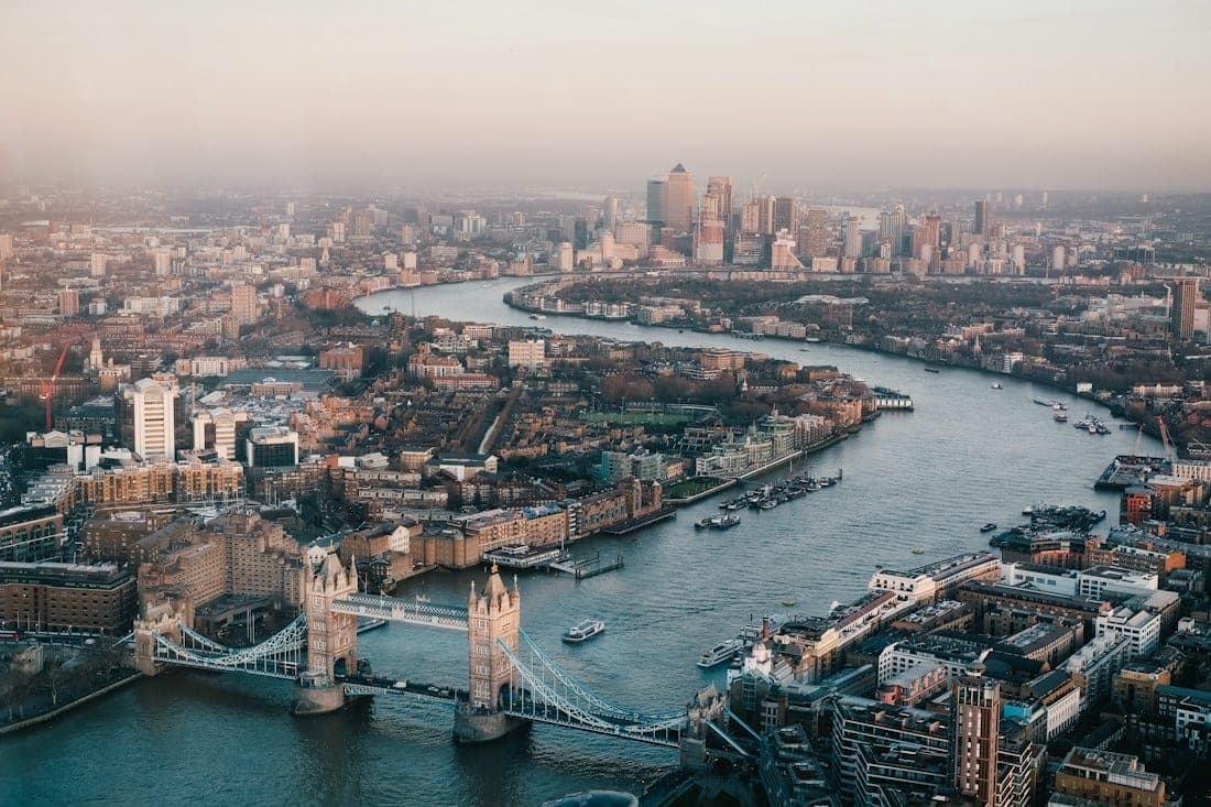 London beside the River Thames, United Kingdom