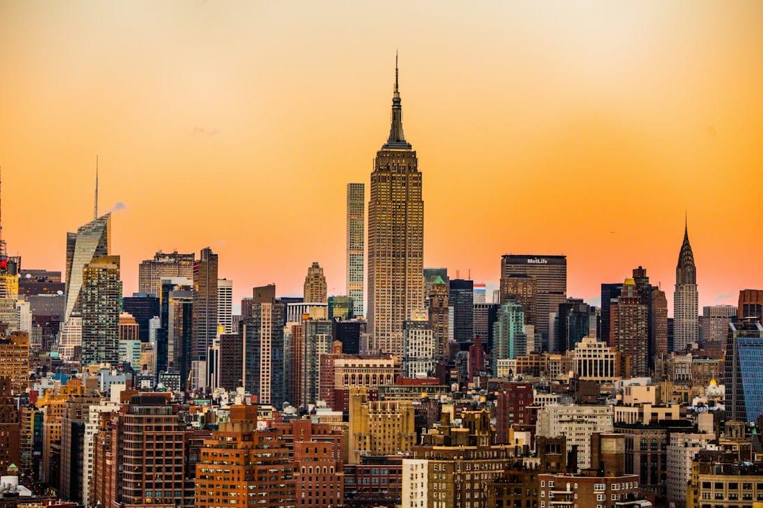 The New York City skyline, United States
